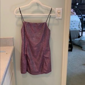 Pink sparkle dress